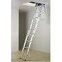 ALUMINIUM 3 SECTION ALUMINIUM SLIDING LOFT LADDER