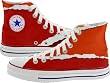 Converse Chuck Taylor All Star Canvas High Top Optical White Custom Hand Painted m7650fissure