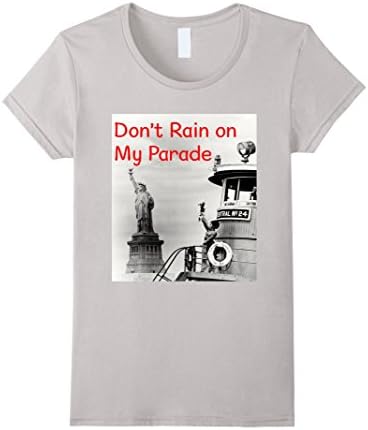 Women's Don't Rain on My Parade Barbra Streisand Funny Girl T-Shirt Medium Silver