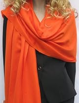 Marvelous LARGE Cashmere Pashmina Shawl Stole Wrap Bandana 37 Vivid Colors Size 80x36 Inches