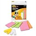 Post-it® Super Sticky Removable Label Pads, Assorted Neon Colors and Sizes, 9 Pads, 225 Labels per Pack (2900-M9)