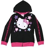 Hello Kitty Star Glitter Girls Fullzip Hoodie
