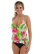 Tropical Print Tankini Swimsuit 2 Piece Set Size Small 8