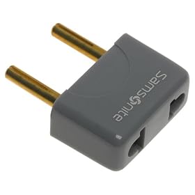 Electrical Plug Adapter USA to Continental Europe
