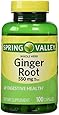Spring Valley - Ginger Root 550 mg, 100 Capsules