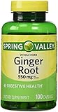 Spring Valley - Ginger Root 550 mg, 100 Capsules