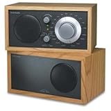 Tivoli Audio Model Two AM/FM Table Radio with Stereo Speaker, Cherry/Metallic Taupe