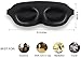 Contoured Sleep Mask, Fitglam Premium Quality Eye Mask, Best Natural Sleep Aid Eye Cover for Men and Women, Perfect for Bedtime, Meditation, Shift Work & Travel, Black