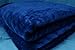 Archangel 2 Ply Queen Solid Mink Blanket - Navy Blue