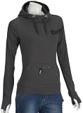 Bench METROPOLIS ZIP OVERHEAD Kapuzenpullover Charcoal