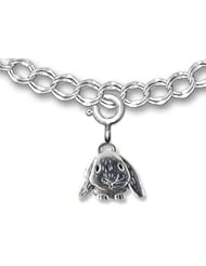 Sterling Silver Lop-Eared Rabbit Charm for charm bracelet by The Magic Zoo