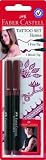 Tattoo-Set Henna Brush-/Fine auf BK