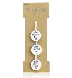 3 Merry Christmas Tag Gift Toppers