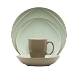 DANSK ALIGN MINT FOUR 4 PC PLACE SETTINGS WITH SOUP/CEREAL