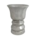 Porcelain Vase Silver