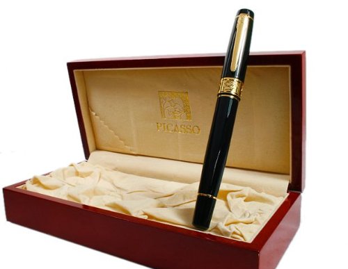 Picasso Century Dream Woman Blk Body Golden Clip