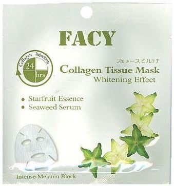 Facy Collagen Tissue Mask Whitening Effect 1 Pcs. 21 ml. (Pack 5) by jofalo