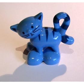 Lego Duplo Pilchard, blue cat (Bob the Builder)