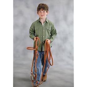 Roper&reg; Yarn Dye Solid Shirt for Boys by Children's Ropers