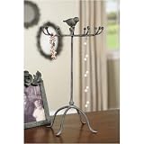 Song Bird Jewelry Tree Vintage Style Necklace Holder