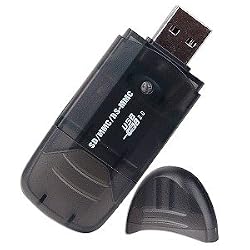 DB USB 2.0 SD/SDHC/MMC Card Reader / Writer - Black