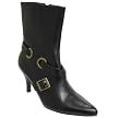 Glaze by Adi Pointed–Toe Strappy Mid–heel Boot