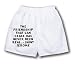 White Boxer Short with The friendship that can cease has never been real. - Saint Jer...