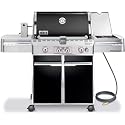 Weber 7271001 Summit E-470 Natural Gas Grill, Black