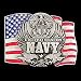 Navy Belt Buckle