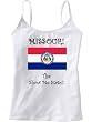 MISSOURI - THE SHOW ME STATE - FLAG - State Series - White Women's / Girls Camisole (Girlie / Babydoll)