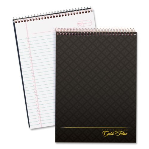 AMP20808 - Gold Fibre Top Bound Gregg Ruled Steno Book