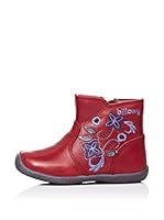 BILLOWY Botines Cremallera (Rojo)