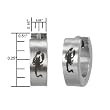 Stainless Steel Scorpion Huggie Hoop Earrings