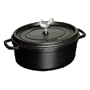 Staub 6Quart Coq Au Vin, Black Matte