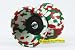 Diabolo Medium-Harlekin 3-farbig wei�/rot/gr�n(ohne.St�be/Schnur)