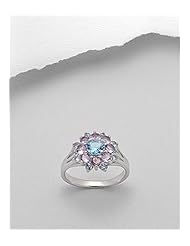 CZ Ring In 92.5 Sterling Silver