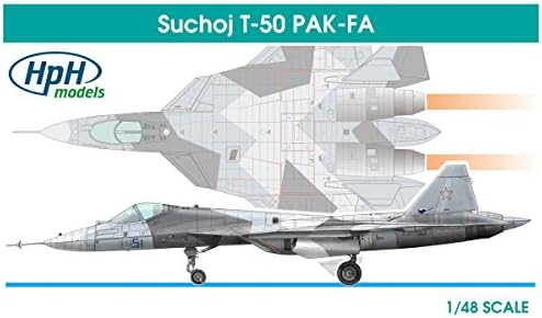 HPH Model 1:48 Sukhoi T-50 PAK FA - Multimedia Model Kit #48009L