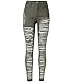 LANFEI Women's Rise Ripped Distressed Straight Leg Jeans