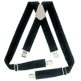 Custom Leathercraft 5121 Padded 2 Work Suspenders by Custom Leather Craft