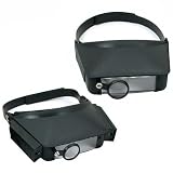 Illuminated Head Bino Magnifier Dual Lens Extra Loupe