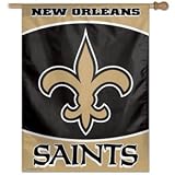 NFL New Orleans Saints 27-by-37-Inch Vertical Flag