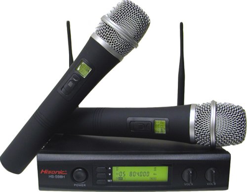 Hisonic 32-Channel UHF Wireless Microphone System, HS598H