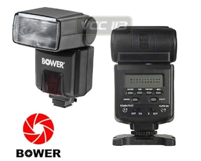 Dedicated Bower SFD926 ETTL Powerful Bounce & Zoom LCD Flash For NIKON D200 D100 D700 D70S D80 D70 D50 D5000 D3000 D300S D90 D40 D40X D60 D3 D2H D3X D700 D300 Includes Built In Difusser & Reflector