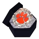 Clemson Tigers Crystal Paper Weight Paperweight