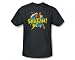 Search : Shazam Power Bolt Adult S/S T-shirt in Charcoal by DC Comics