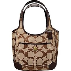 Coach Signature Ergo Bag Tote 11603 Khaki Brown