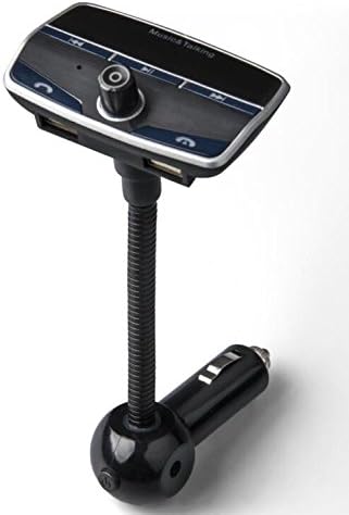 longiko Wireless X9 In-Car Bluetooth FM Transmitter Radio Adapter Car Kit Supports TF/Micro SD Card Dual USB Port Car Charger With LED Display