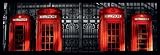 Stunning, Captivating Photography From Stephane Rey Gorrez, Red Telephone Boxes, London Full Colour Print 95x33cm