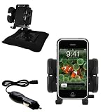 Apple iPod touch Auto Bean Bag Dash Holder with Car Charger - Uses Gomadic TipExchange