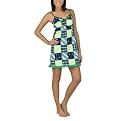 Xhilaration&reg; Juniors Flannel Chemise  Green Patchwork